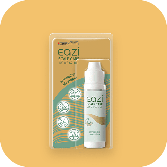 EAZI Scalp Care โลชั่นดูแลหนังศีรษะ พีคอสเมด Pcosmed ศูนย์รวมโซลูชั่นด้านผิวหนังครบวงจร
